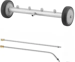 Pressure Washer Undercarriage Cleaner, 16 Inch Undercarriage Washer, Pressure Washer Under Car Cleaner with Straight Extension Wand, 4000 PSI