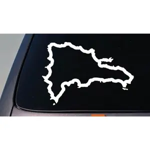 DOMINICAN REPUBLIC country sticker truck car window laptop decal 6" sticker Love