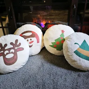 Giant Christmas Sugar Cookie Plush, 15 inch,Cute Food Pillow, Tree, Elf, Reindeer, Snowman, Play Food Toy, Break and Bake Cookies, Handmade