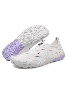 Men's Outdoor Hiking Shoes, Quick-Dry Breathable Water Shoes, Non-Slip Beach Walking Casual Shoes, Sporty PU Leather, All Seasons