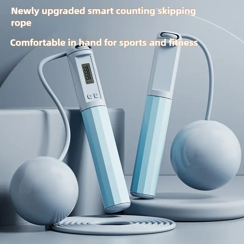 Wire Skipping Rope Cordless Counting Adult Professional Skipping Student Intelligent Adjustable Sports Jumping + Sporting Goods