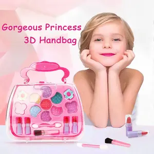 Makeup Toy Set, Girls' Play Cosmetics, Suitable for Ages 3-12, Parent-Child/friend Interaction, Hand-Eye Coordination, Holiday Gift, Pretend Play Set