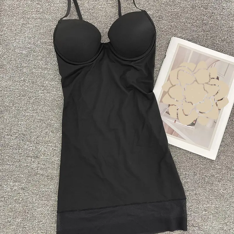 Women's 1 Piece Solid Shapewear Bodysuit, Adjustable Straps Tummy Control Body Shaper, High Stretch for Postpartum Recovery & Weight Loss, Faja Body Shaper Bodysuit