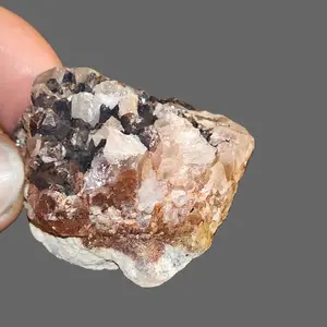 Black on Reds Crystals Cluster | one-of-a-kind, raw, natural, activated, hand picked in Arizona | Pocket Power