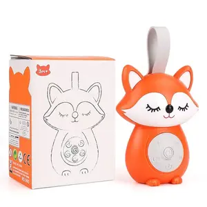 Portable Noise Sound Machine Rattle Maracas Sensory for Babies & Toddlers, 3-Timer Settings, 5 Soothing Sounds, Essential for Crib, Perfect Baby Registry Gift