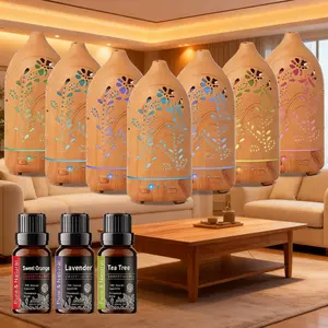 Lavender Serenity Sleep Diffuser: Ultra Quiet Aromatherapy with Auto Shut-Off, 7 Calming LED Colors & 3 Relaxing Oils for Bedtime