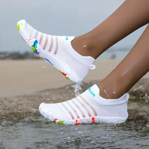Women's River Trekking Shoes, Lightweight Breathable Non-Slip, Summer Indoor Yoga, Outdoor Beach Sports Essential, Sporty Style, Aqua Shoes