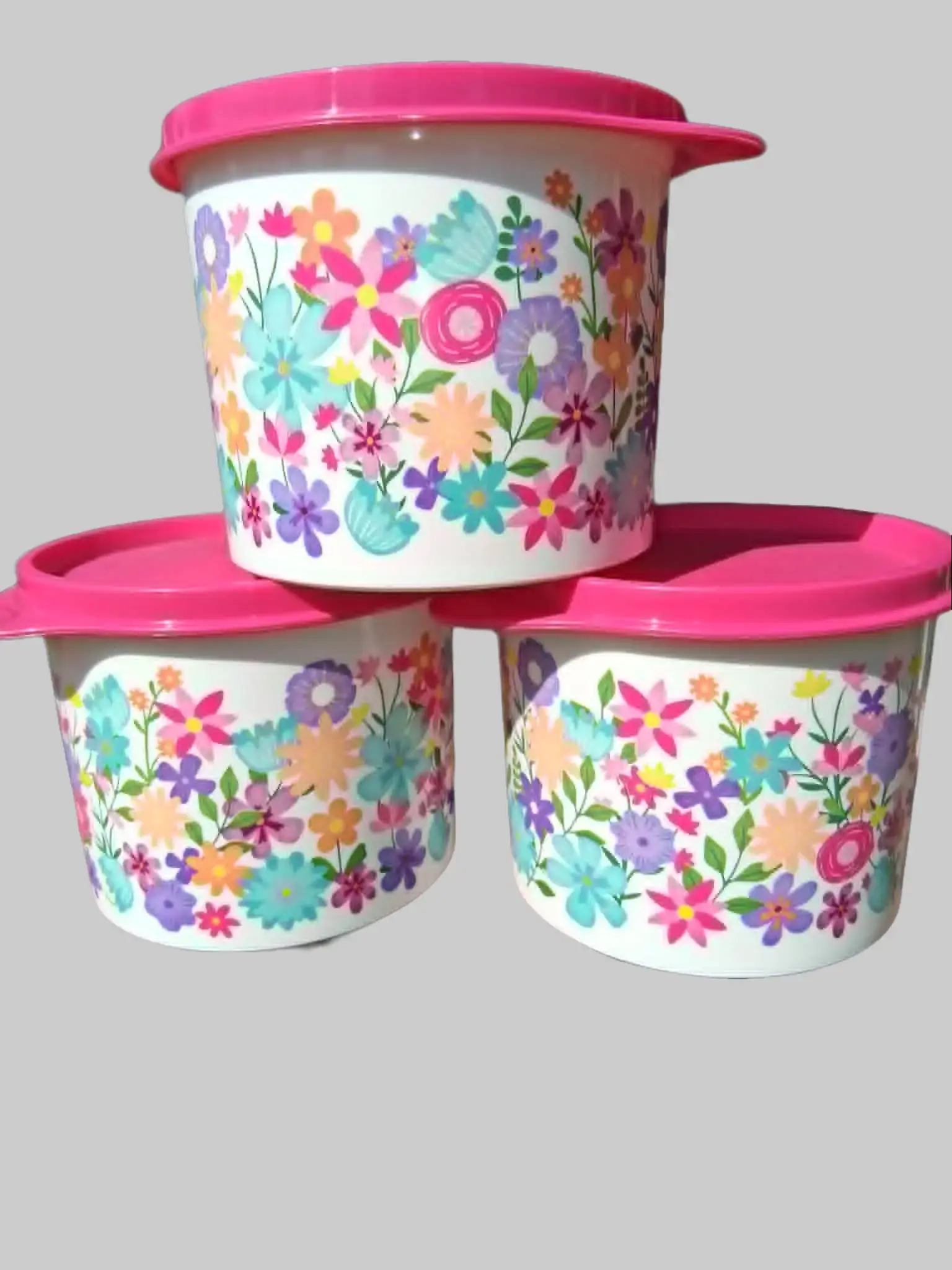 Wildflowers Canisters, 3 piece set