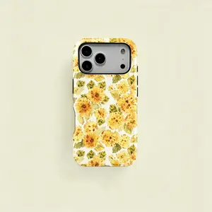 Yellow Hydrangea Girly Aesthetic Summer Spring Flowers Fashion Cute Phone Case with Durable, Shock Absorbing and Stylish Design. Compatible with Iphone 11, 12, 13, 14, 15 16 17 Pro Max and Pro Plus Series A creatively designed new phone case, perfect