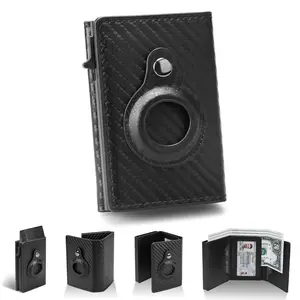 Wallet for Mens Smart Wallet Leather Card Holder Smart,Slim,Minimalist Wallet, Wallet 6-9 Card Capacity l lD Window l Cash Slot,Birthday Gift for Boyfriend & Father