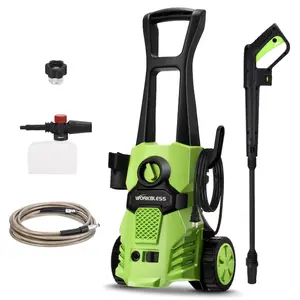 Unique Bargains Electric Pressure Washer 4000 PSI 2.6 GPM Power Washer with Angle-Adjustment Nozzle High Pressure Washer with Foam Cannon for Car Driveway Patios