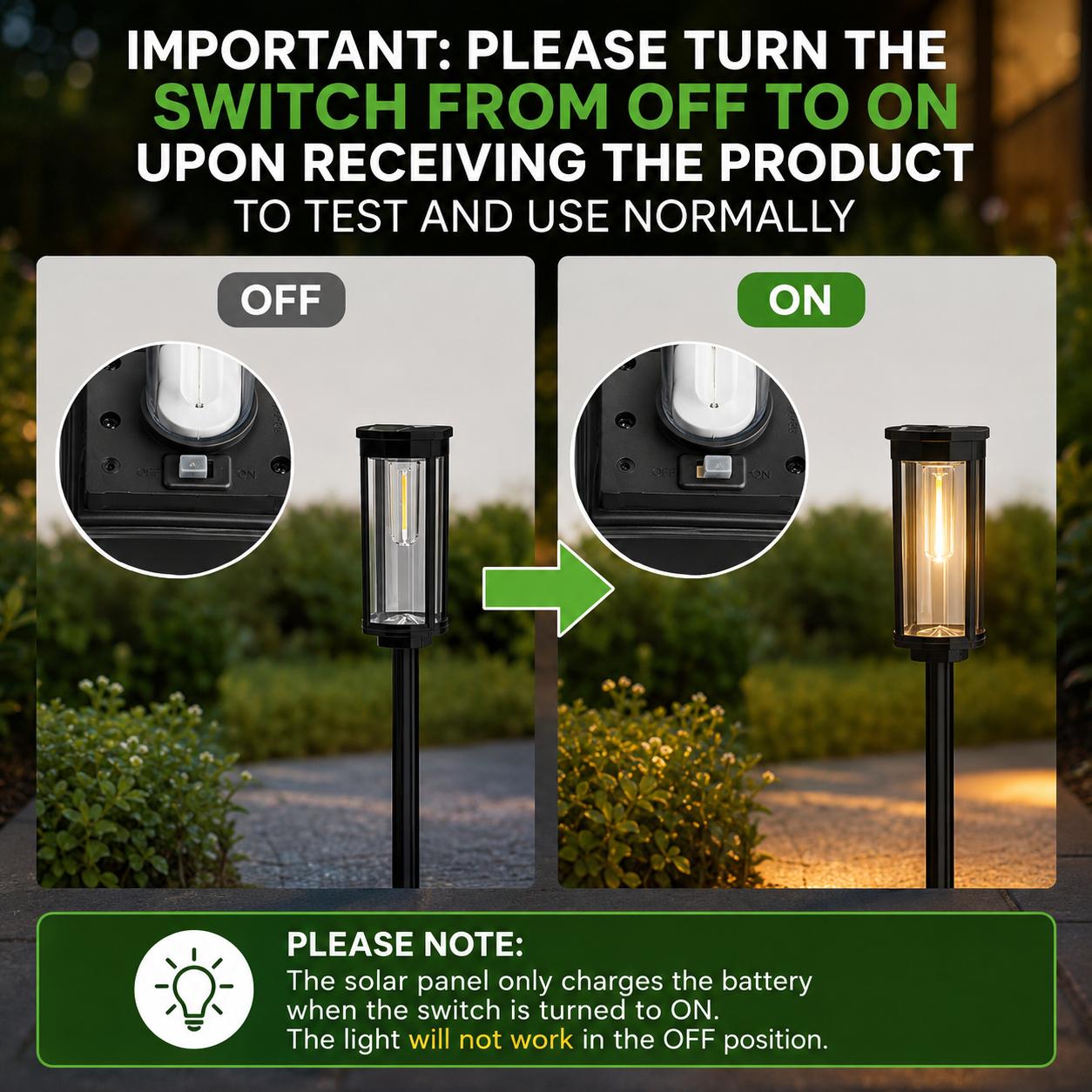 Bloomhaven Decor 6 Pack Solar Pathway Lights Outdoor, Warm White Waterproof Garden Stake Lights, Auto On/Off Solar Landscape Lighting for Walkway, Yard, Driveway, Patio & Flower Bed,dorm essentials,home decor,home essentials,camping essentials tiktokshopb Bloomhaven Decor 6 Pack Solar Pathway Lights Outdoor, Warm White Waterproof Garden Stake Lights, Auto On/Off Solar Landscape Lighting for Walkway, Yard, Driveway, Patio & Flower Bed,dorm essentials,home decor,home essentials,camping essentials tiktokshopb