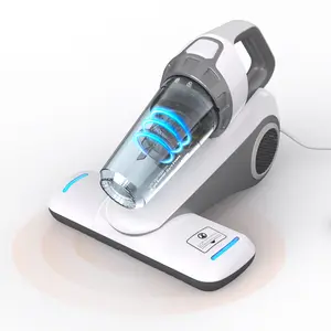 Anti-Allergen Handheld Bed Vacuum Cleaner Machine, Mattress Vacuum Cleaner with 15KPa Suction, UV-C Light, Washable HEPA Filter for Deep Clean Fur/Hair/Dander/Dust on Fabric Surfaces
