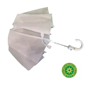 WHITE UMBRELLA 21"