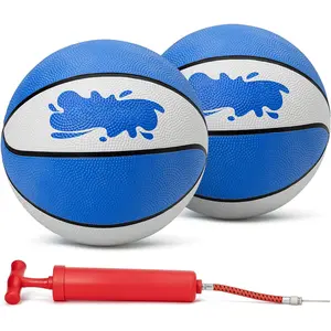 Water Basketballs 2 Pack - Choose Between Size 3 and Size 6, Great for Swimming Pool Basketball Hoops