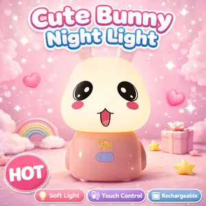 Cute Bluetooth Night Light with App Control - Stepless Dimming, Timer, Colorful Light, Bluetooth Music, Ideal for Sleep & Gift Giving, Perfect for Kids and Bedrooms