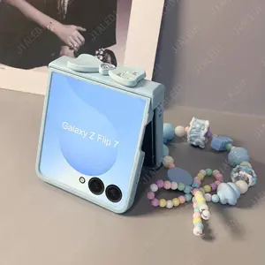 Bow Bracelet Hinger Phone case For Samsung Galaxy Z Flip 7 6 5 4 3 flip6 zflip7 Cover