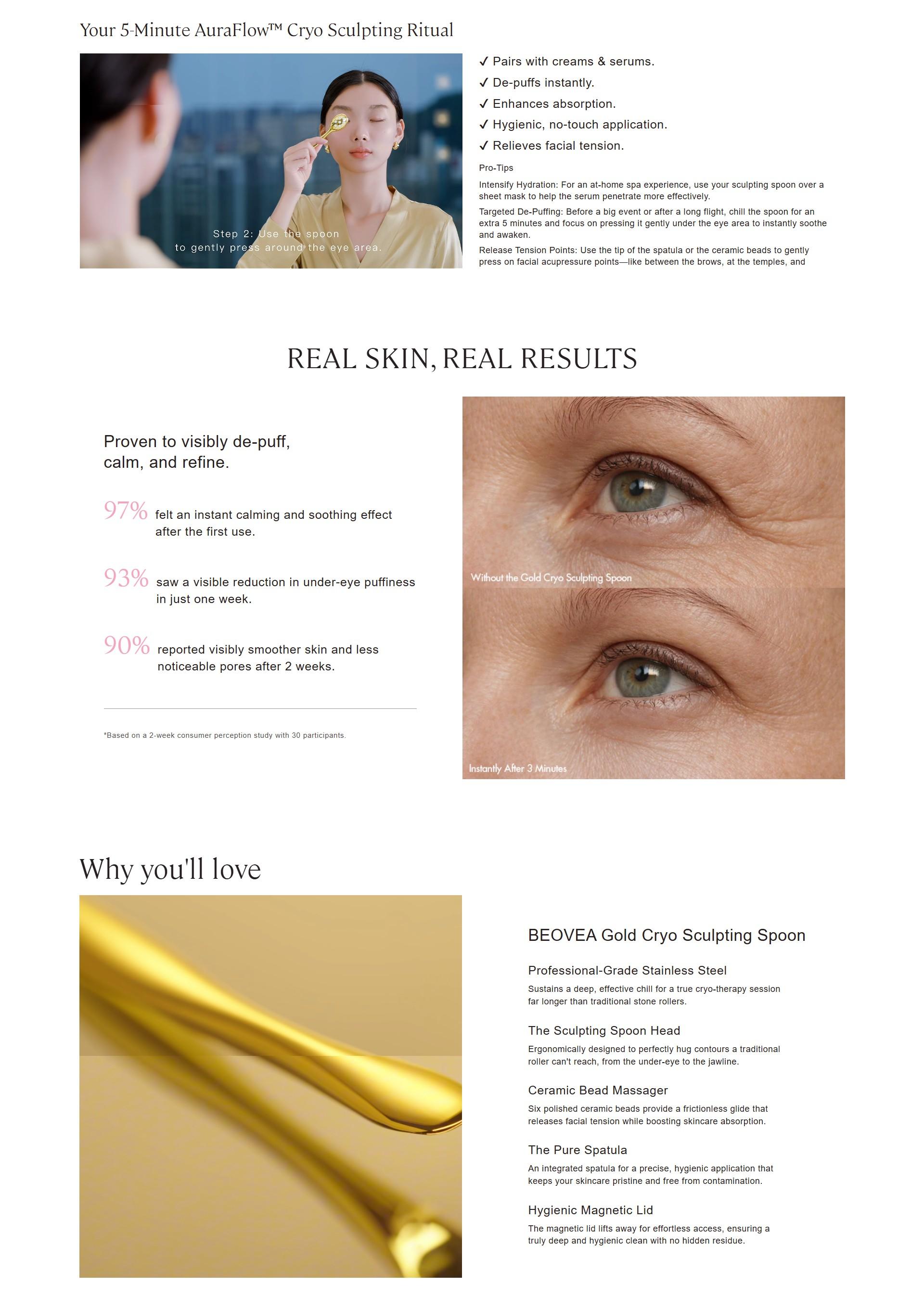 Cryo Massage Roller for Face, Premium Metal Cryotherapy Facial Roller with Ceramic Cryo Head & Cream Spatula, Detachable Magnetic Design for Puffiness Relief, Pore Tightening & Skincare Absorption, Ice Roller for Face & Neck Women