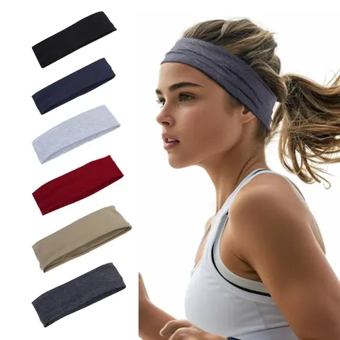 GOOGOO Sport Headbands for Women Men Non Slip Headband Workout Headbands Sweatbands Elastic for Yoga  Gym Running Sports Travel Daily Style #sohochic #TikTokShopFallDealsForYou