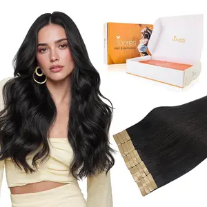 Doores Tape in 10-28'' length Remy Human Hair Extensions Natural Straight#Summervibes