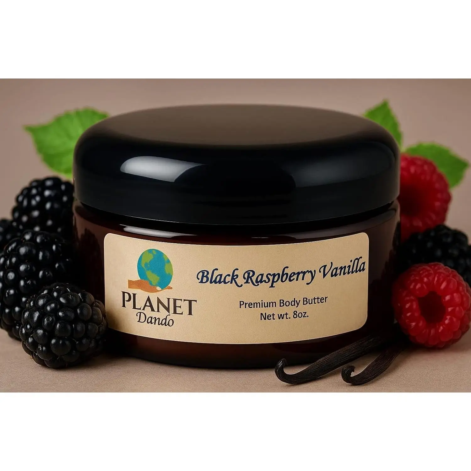 Black Raspberry Vanilla Whipped Body Butter, Nourishing, Rich, Shea Butter 8oz