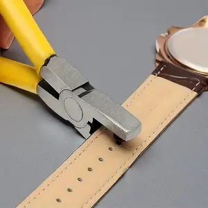 Multifunctional Punching Pliers, Smooth Hole Puncher, 2mm Precision Size, Ideal for Watches Belts Shoelaces Sandals, Durable Tool for DIY Projects