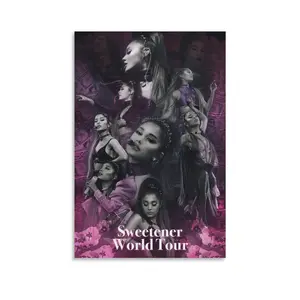 Ariana Grande Poster Picture Canvas Wall Art Print Home Room Decor