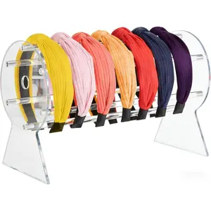 Clear Headband Holder Hairband Display Stand, Clear Jewelry Organizer, Perfect Gift for Girls Women