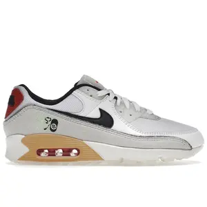 Nike Men's Air Max 90 SE Swoosh Fiber White Running Shoes, from StockX