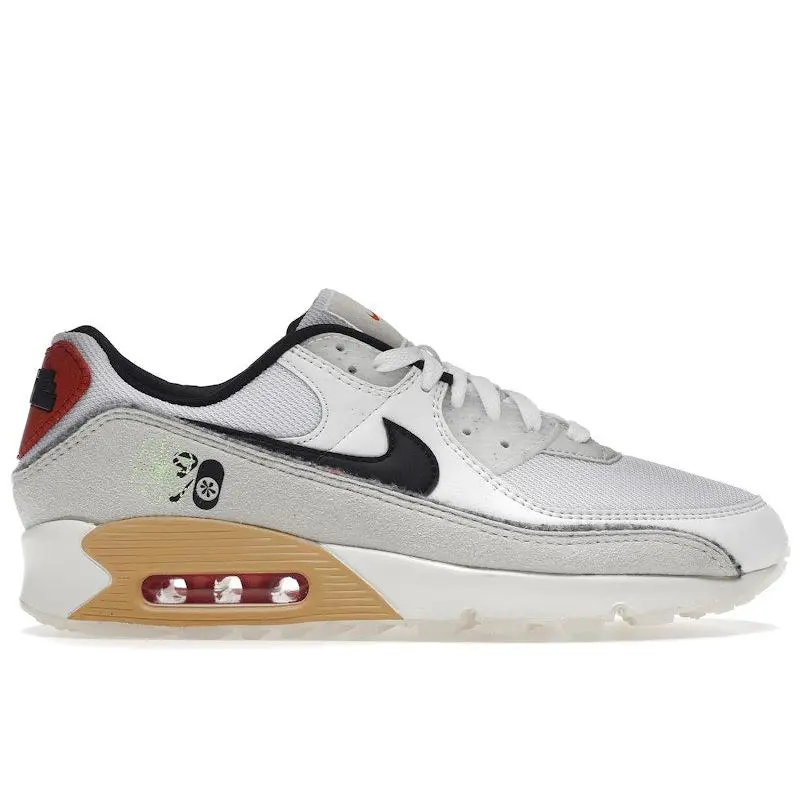 Nike Men's Air Max 90 SE Swoosh Fiber White Running Shoes, from StockX