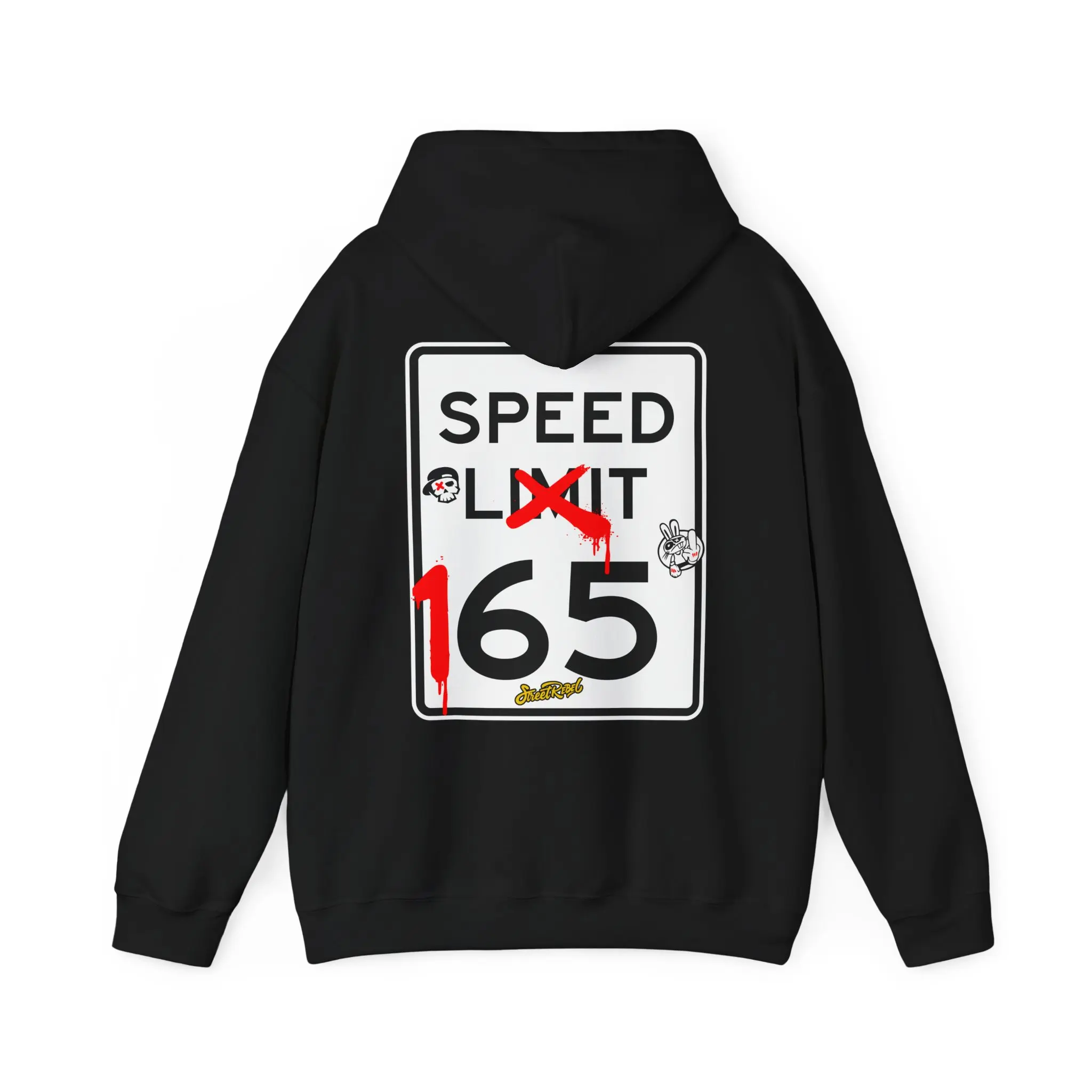 Speed Limit 165 Hoodie, Motorcycle Rider Hoodie, Racing Bike Hoodie, Gift for Riders, Street Rebel Hoodie