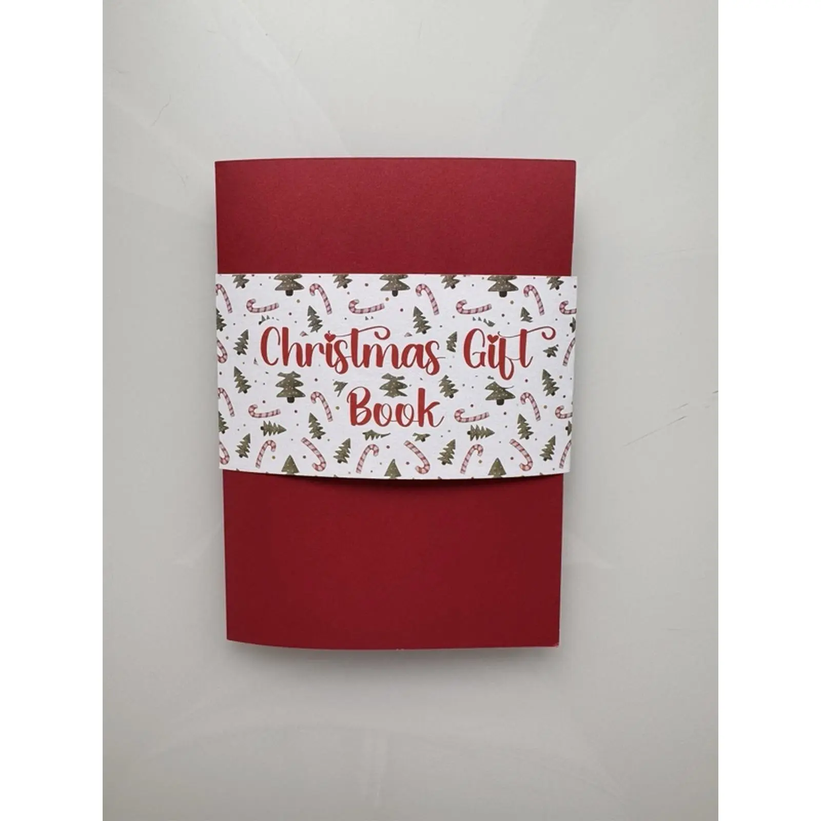 Christmas Gift Book - Holds 4 Gift Cards with Waterfall Design & Special Note Pocket for Personalization