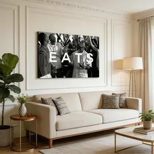 Funny full Everybody Eats Wall Decor Art, Waterproof Canvas painting Poster, Artistic Poster for Bathroom, Bedroom, Kitchen and Living Room, and A Perfect Gift for Home Modern Abstract Design Diy Decorative Decoration