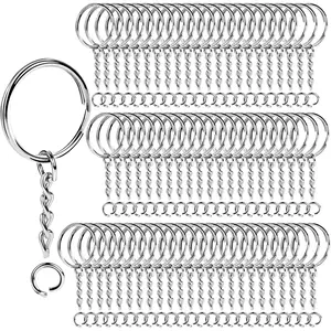 20 count Key Chain Rings - 1 Inch Key Chain Rings for Crafts