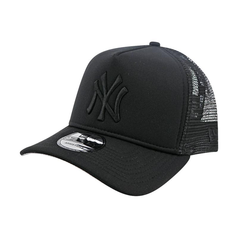 New York Yankees New Era Baseball Hat Cap 9FORTY Adjustable All Day Black