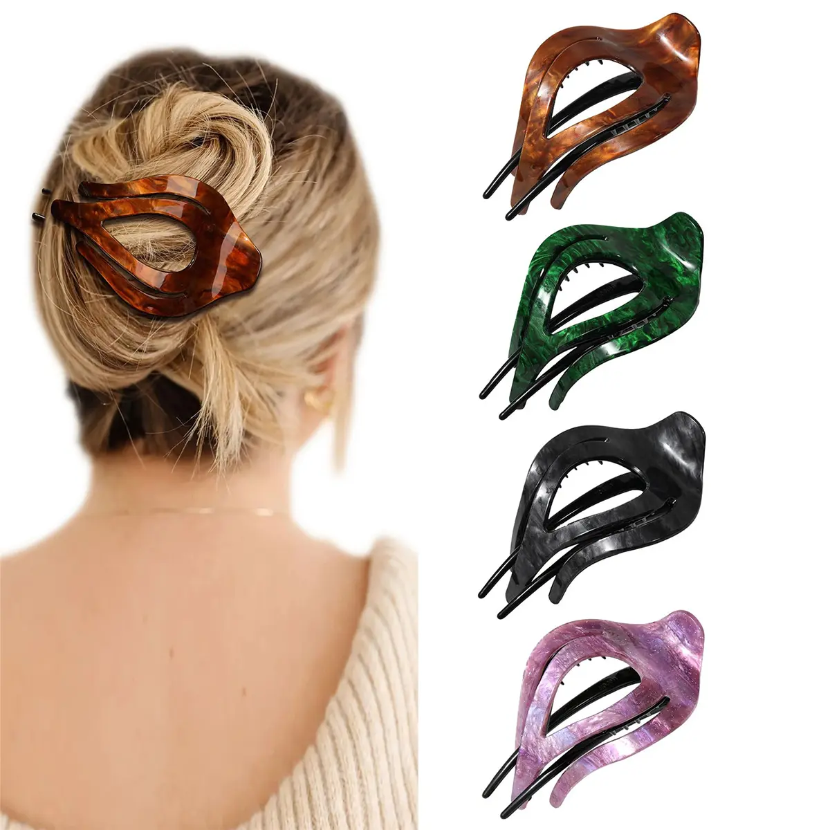 Marbling(Purple/Coffee/Grey/Green)