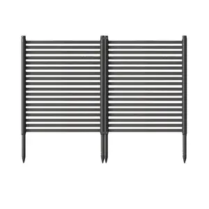 GAOMON Privacy Screen Outdoor Garden Fence, 47x35 in 2-Panel Animal, Outdoor Fence, Decorative Landscape Edging for Flower Beds, Vegetable Gardens, Patio, Backyard, Lawn