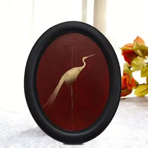 New Traditional Base Crane Decoration, Zen Atmosphere, High-Quality Wall Decor, Elegant Home Ornament, Modern Aesthetic