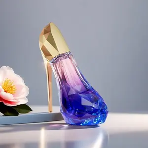 New Crystal Women's Perfume, High Heel Design, Elegant Packaging, Long-Lasting Scent, Suitable for Daily Use and Special Occasions, EDP Liquid Perfumes, EDP Fragrances