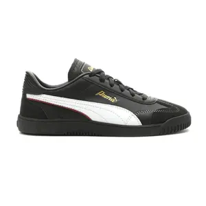 PUMA Womens Club 5V5 Script Lace Up Sneakers Shoes Casual - Black PUMA Womens Club 5V5 Script Lace Up Sneakers Shoes Casual - Black
