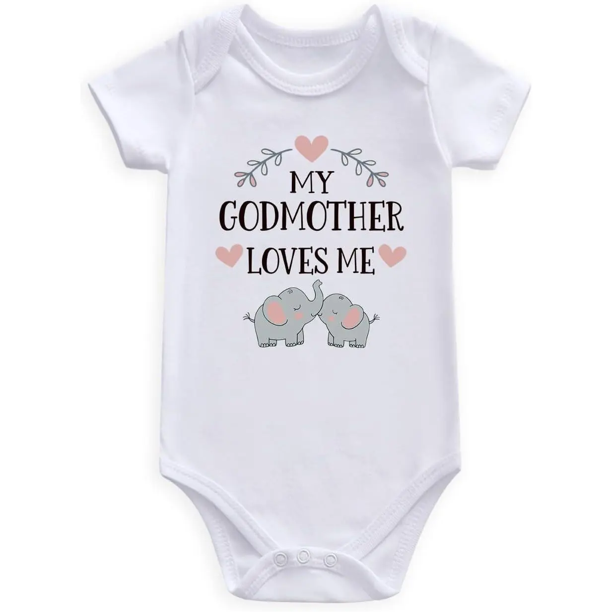My Godmother Loves Me baby clothes godmother baby bodysuits