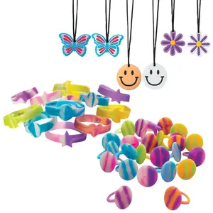 72 Pc. UV Light Color-Changing Jewelry Kit for 24