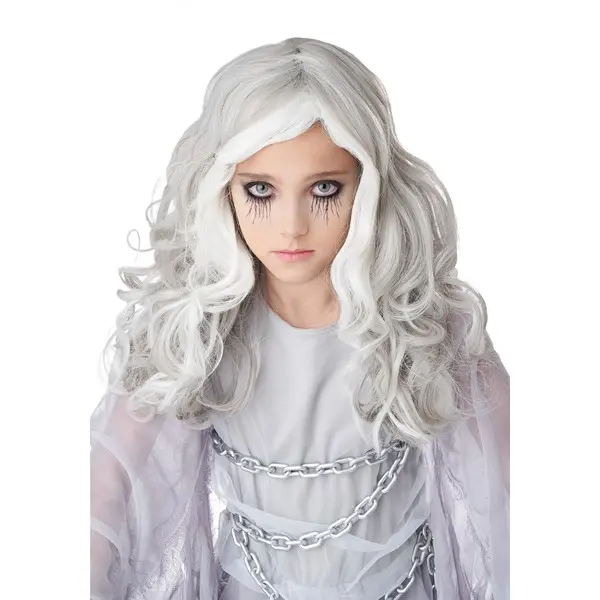 Glow In The Dark Ghost Wig for Kids