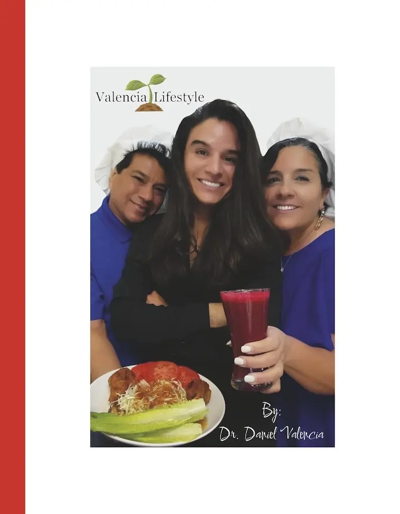 Dr. Valencia Diet Book English & Spanish Edition, Healthy Meal Planner with Nutrition Guide, Wellness Tips, Gluten Free & Vegan Lifestyle