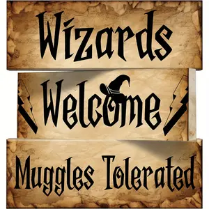 3pcs  Halloween Wooden Block Signs-Halloween Tiered Tray Decor, Autumn Halloween Decorations, Halloween Party-Gothic Decor for Halloween Party Decorations-Halloween Graceful Witch Decorations Indoor For Friends, Family