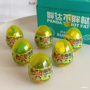 Twisted Egg Blind Box Building Blocks Toy Creative Engineering Vehicle Fire Truck Building Blocks Early Education Puzzle Assembly Building Blocks Twisted Egg Toy Vibrant Stress Relief Tool
