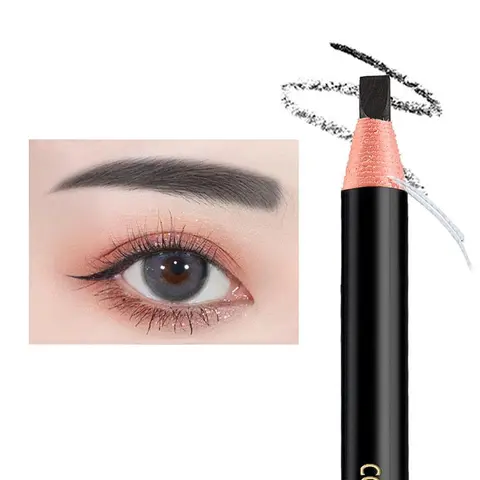 Waterproof Eyebrow Pencil, Long Lasting Eyebrow Pencil, Brow Styling Brush, Sweat Proof Fine Tip Brow Shading & Filling Pencil, Makeup Tool Easy to Apply, Brow Enhancer, Eyebrow Makeup Products, Precisely Sculpted Brows