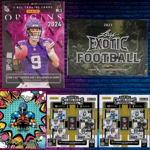 PYT Break 201  -  ORIGINS HOBBY x1/ LEAF EXOTIC X1/ CONTENDERS MEGA X1/ IMPACT X1