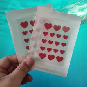 Acne Pimple Patches Hydrocolloid, Cute Cherry- Heart Design, 36pcs Pimple Patches, Zit Remover Stickers, Skin Care Solution