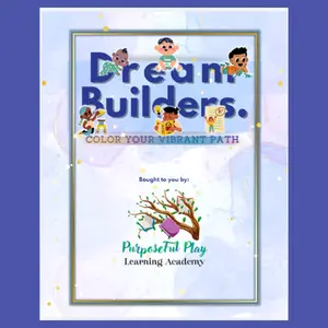 Dream Builders Coloring Book | Inspiring Creativity & Confidence | Positive Affirmations & Growth Mindset Art for Kids & Adults
